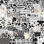 INF 65 paketov estetskih vodoodpornih nalepk z grafiti za dnevnik steklenic vode za prenosnike MultiColor, (21546228)