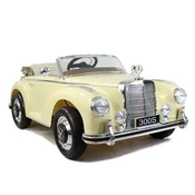 Otroški avto na akumulator Mercedes Benz 300S RETRO 12V Bež