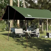 Vidaxl vidaXL Kamperska ponjava, zelena, 460 x 305 x 210 cm, vodoodporna