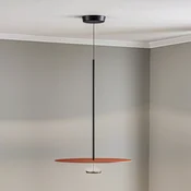 Vibia Flat LED viseča svetilka 1-žarek O 55 cm terakota - Dnevna soba/jedilnica - Sodobni - terakota, bela, črna - Kovina