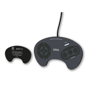 Numskull Numskull Uradna brezžična polnilna plošča SEGA Mega Drive Controller - 10 W hitri polnilnik Qi za vse brezžične naprave Qi, (21241540)