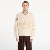 Mikina adidas Clot Knit Sweatshirt Warm Sandstone M