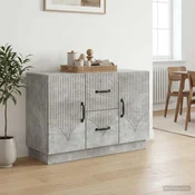 Kreveta Betonska siva 89 x 34,5 x 57 cm Konstruirano drvo