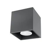 Sollux STROPNA SVETILKA QUAD 1 GU10 ANTRACIT ALU SL.0567