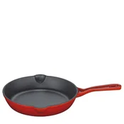 shumee litoželezna ponev, premer 20 cm, rdeča