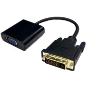 E-GREEN Adapter DVI-D (M) VGA (F) crni