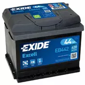 EXIDE akumulator excell EB442. 44D+ 420A(EN)