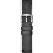 Kožni kaiš 24mm Crna boja 24.183
