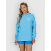 Salty Crew Circled Tech Hoody Longsleeve Lycra pool blue