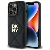 slomart Etui DKNY Quilted Stack Logo za iPhone 14 Pro - črno