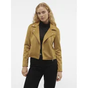 Vero Moda Jakna iz umetnega usnja Jose 10300938 Rjava Regular Fit