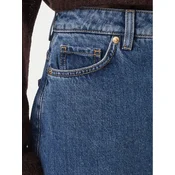 HUGO Jeans hlače Gimine 50563510 Mornarsko modra Wide Leg