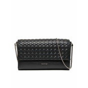 Ročna torba Calvin Klein Calvin Mini Quilt Mini Crossbody K60K611990 Črna