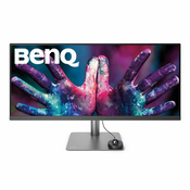 BENQ Monitor BENQ 86,3 cm (34,0") PD3420Q 3440x1440 IPS 5ms 2xHDMI DisplayPort USB-C (DP, 65W) 1/4xUSB3.0 HAS zvočniki Barve98% KWN HDR10, (21206379)