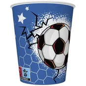 Papirnati kozarci za nogomet NOGOMET Nogometni rojstni dan 250ml 8 kosov.