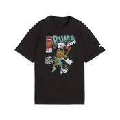 PUMA Flagrant Foul Relaxed Basketball Player Tee Youth, Shop, Black, 7-8Y