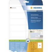 HERMA nalepke za naslove A4 bela 99,1x38,1 mm papir 350 kosov 5076