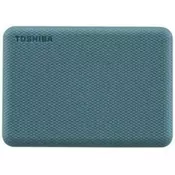 Zunanji trdi disk Toshiba 2,5 - 1TB Canvio Advance Green (USB3.2; ~5Gbps; NTFS/HFS+; združljivost z Mac)