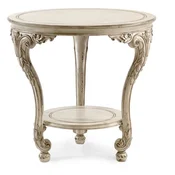 Casa Padrino luxury baroque 3-legged side table antique gray