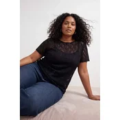 Trendyol Curve Ženska bluza Tbbss26Af00196, Crna