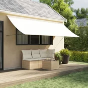 Tenda na uvlacenje krem 400 x 150 cm od tkanine i celika