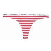Gaćice Calvin Klein Thong 1P - rainer stripe/cut rose
