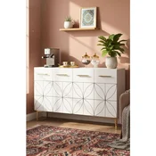 Hanah Home komoda Eliz 120, 120 cm, bela