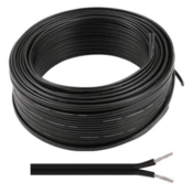 Cabletech Automatski kabel shuttle 100m 2x 0,22 mm2 crno