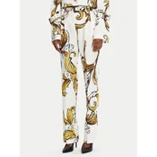 Versace Jeans Couture Hlače iz tkanine 78HAA111 Bela Straight Fit