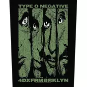 Type O Negative 4DXFRMBRKLYN Našitek za šivanje 36 x 30 cm