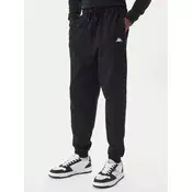 Kappa Spodnji del trenirke 351Y41W 005 Črna Regular Fit