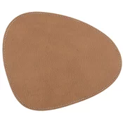 Podloga za miško CURVE BULL 28 x 34 cm, naravna, usnje, LIND DNA
