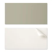 shumee Samolepilne vinilne ploščice z vzorcem za dnevno sobo, svetlo zelene barve, 10x40x20 cm