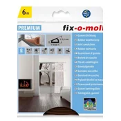 TESNILNI TRAK FIX-O-MOLL samolepilni gumi D profil 6m/9mm/6mm, rjav