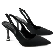 Mona shoes Ženske sandale na štiklu, Crne