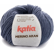 Katia Merino Aran 58 Medium Blue Pletilna preja