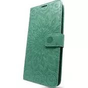 Mezzo Book maska Samsung Galaxy A22 A225 uzor mandala - zelena