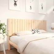 Vidaxl Posteljno vzglavje 185,5x4x100 cm trdna borovina