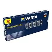 VARTA INDUSTRIAL PRO alkalne baterije AAA dugog vijeka trajanja, 10 kom/pakiranje 04003211111