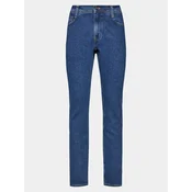 Mustang Jeans hlače 1014863 Mornarsko modra Slim Leg