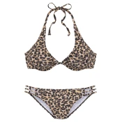 BRUNO BANANI Bikini  ecru / pesek / rjava / črna