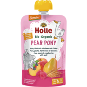 HOLLE Pire od kruške, breskve i maline s pirom Pear pony - Organski 100g , pakiranje 12komada