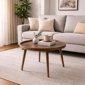Hanah Home klub sto Polen 80, 80 cm, orah