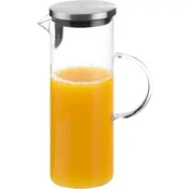 APS steklen vrč z nerjavečim pokrovom 1,5 l
