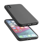 CellularLine Sensation ovitek za iPhone XS Max, silikonski, črn