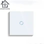 SmartHome Touch prekidac sa 1 tasterom, Naizmenicni, Beli