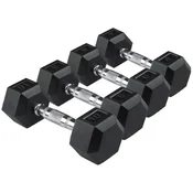 FITMOTIV komplet uteži in ročk VSFHEX2.5-25, 275 kg