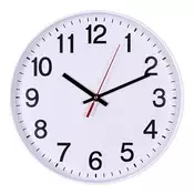 Zidni sat DONAU 34 cm bijeli U13223411-14