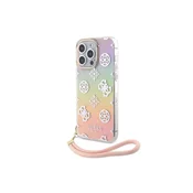 Guess Guess, Ohišje za Apple iPhone 15 Pro TPU Peony s trakom za roko, Ve?barvno, (21244292)