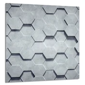 shumee STEKLENA PLOŠČA ZA KUHINJO 60x65 Vzorec